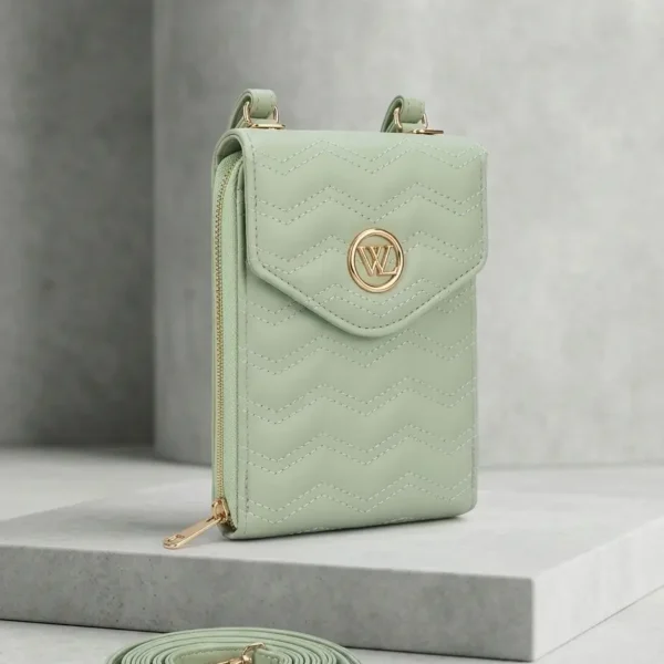 Mint Green Mobile Sling Bag