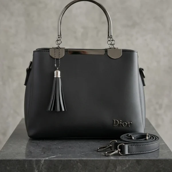 Classic Black Dior Handbag