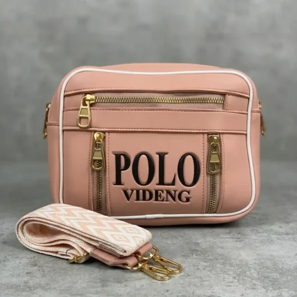 Peach Pink Polo Videng Sling Bag